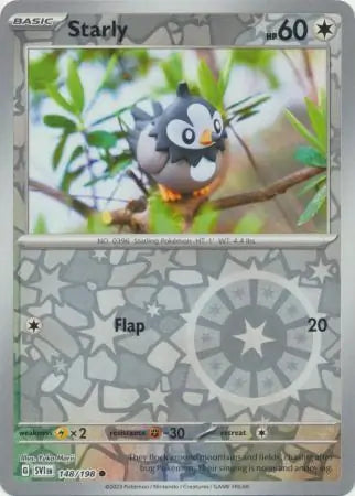 Starly Reverse Holo (148/198) - Scarlet & Violet