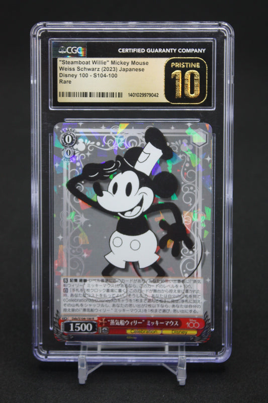"Steamboat Willie" Mickey Mouse (S104-100) - Japanese Disney 100 - CGC Pristine 10