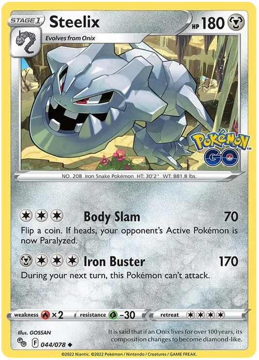 Steelix (044/078) - Pokémon Go