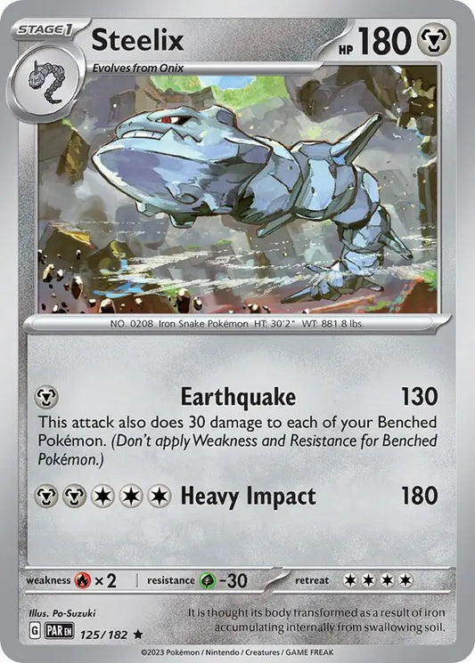 Steelix Holo (125/182) - Paradox Rift