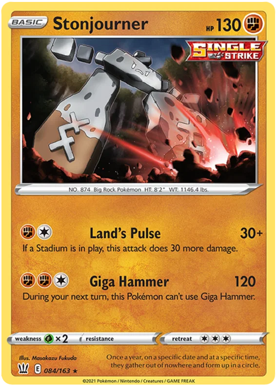 Stonjourner (084/163) - Battle Styles