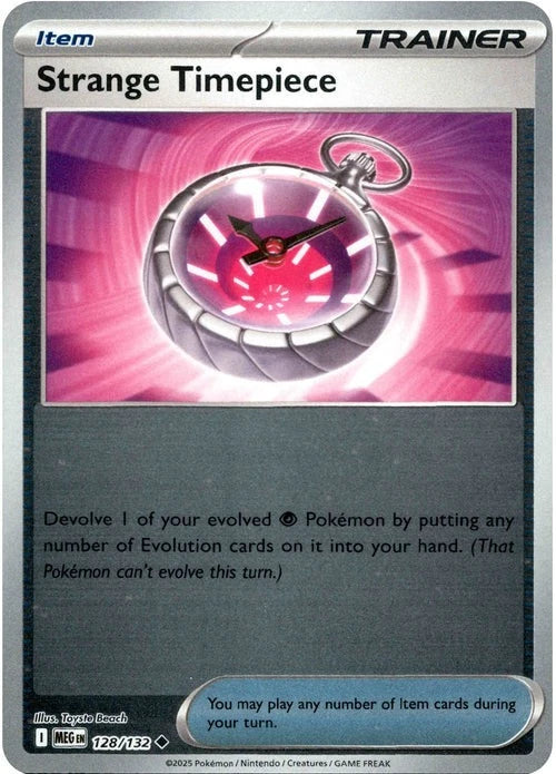 Strange Timepiece Reverse Holo (128/132) - Mega Evolution