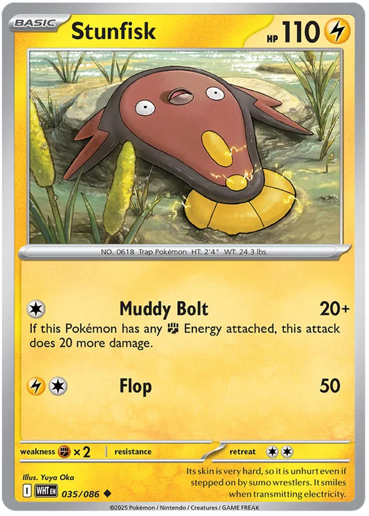 Stunfisk (035/086) - White Flare