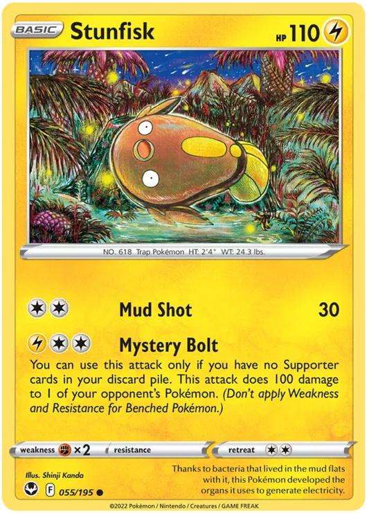 Stunfisk (055/195) - Silver Tempest