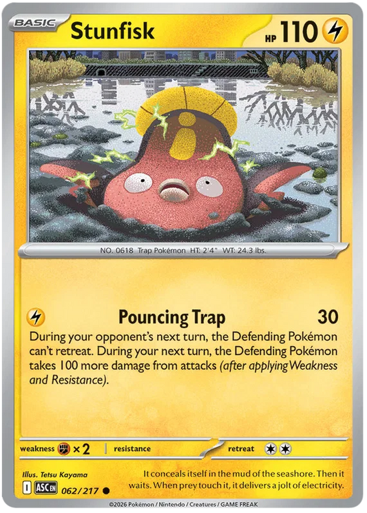 Stunfisk [Energy Reverse Holo] (062/217) - Ascended Heroes