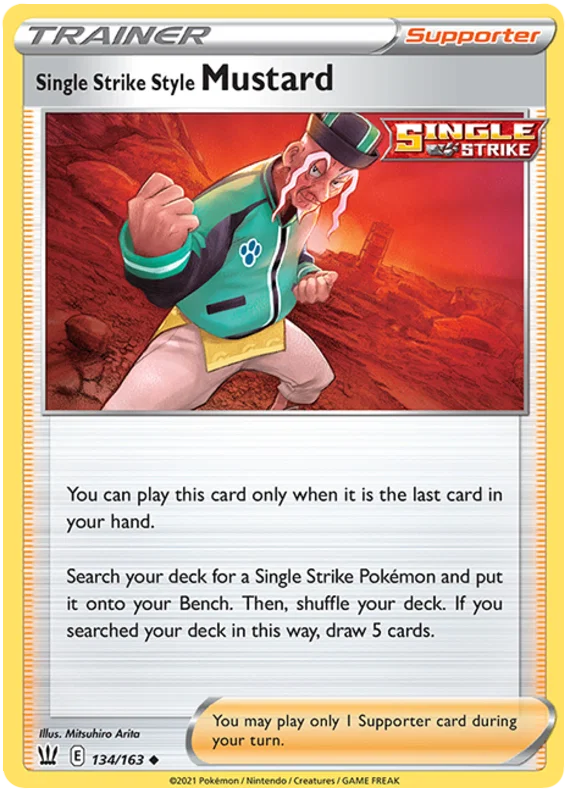 Single Strike Style Mustard (134/163) - Battle Styles