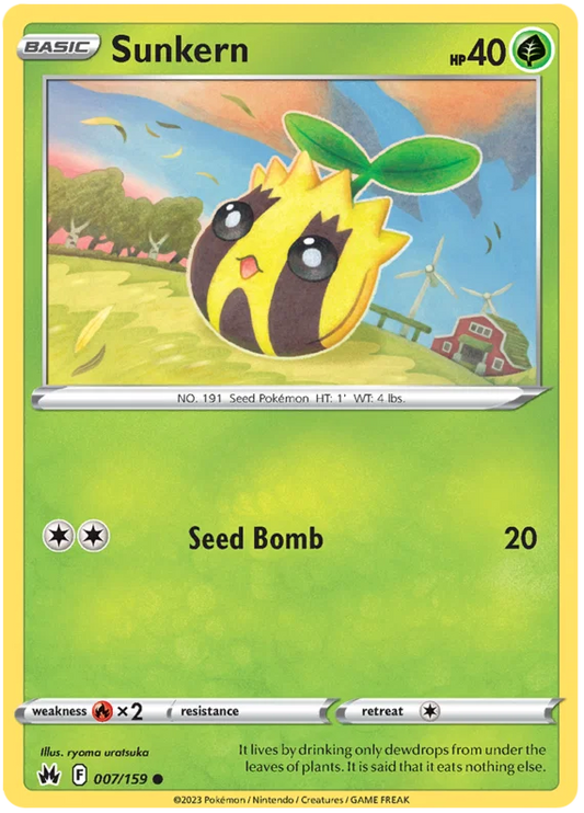 Sunkern (007/159) - Crown Zenith