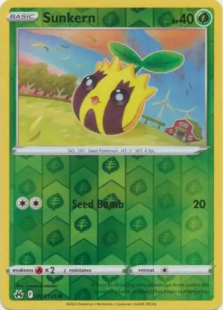 Sunkern Reverse Holo (007/159) - Crown Zenith