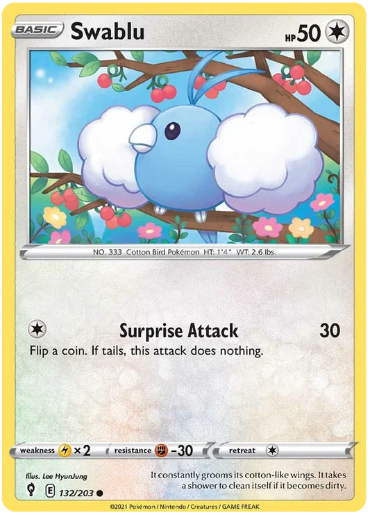 Swablu (132/203) - Evolving Skies