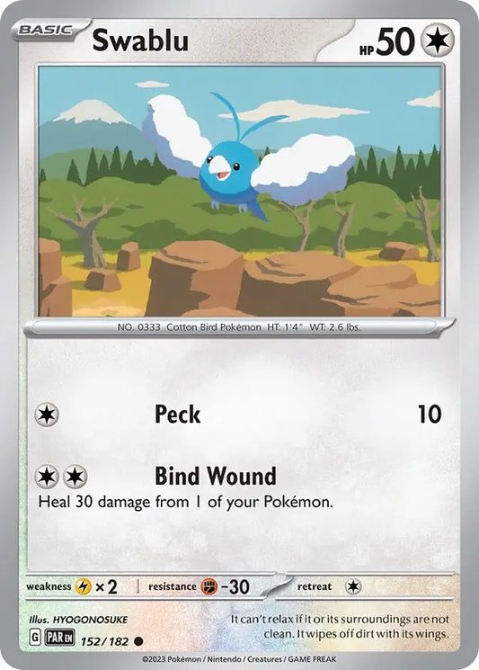 Swablu (152/182) - Paradox Rift