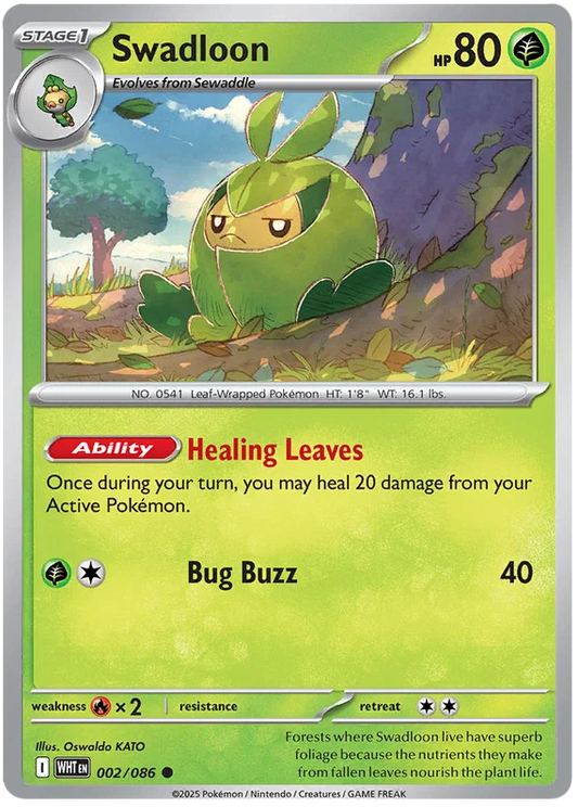Swadloon [Reverse Holo] (002/086) - White Flare