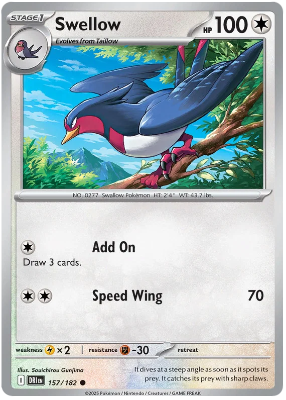 Swellow (157/182) - Destined Rivals