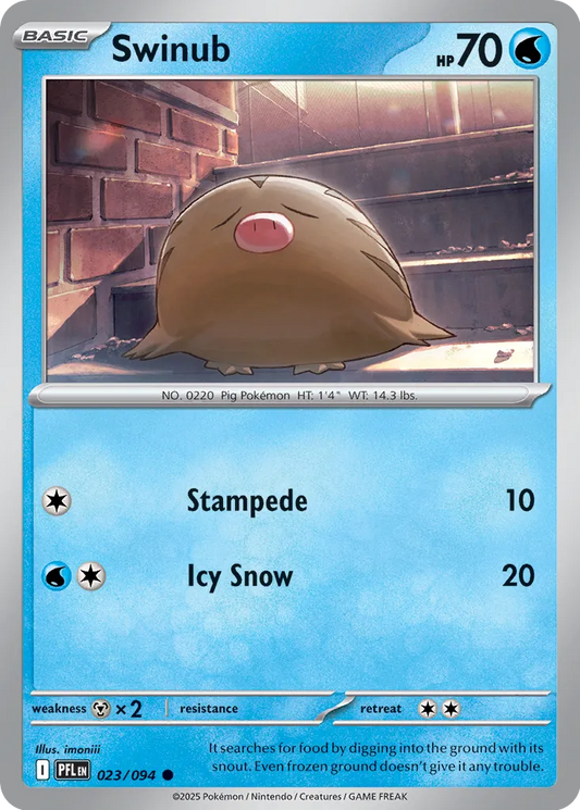Swinub (023/094) - Phantasmal Flames