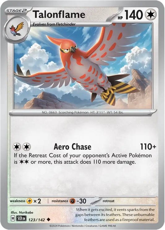 Talonflame (123/142) - Stellar Crown