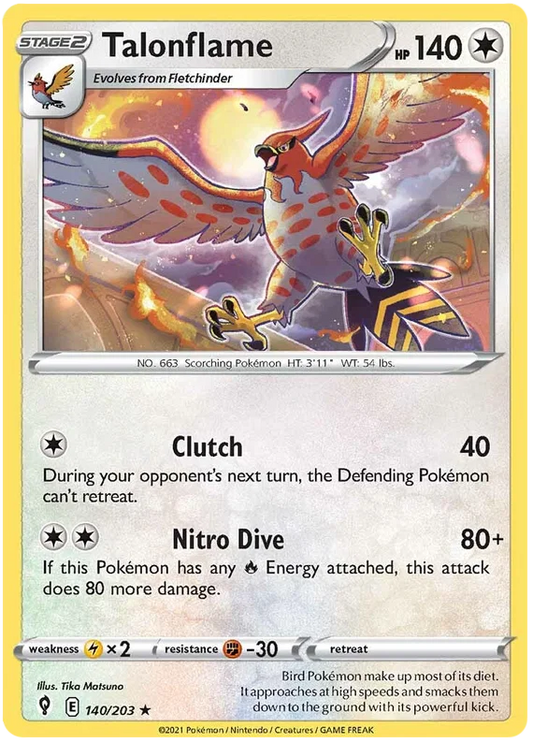 Talonflame (140/203) - Evolving Skies