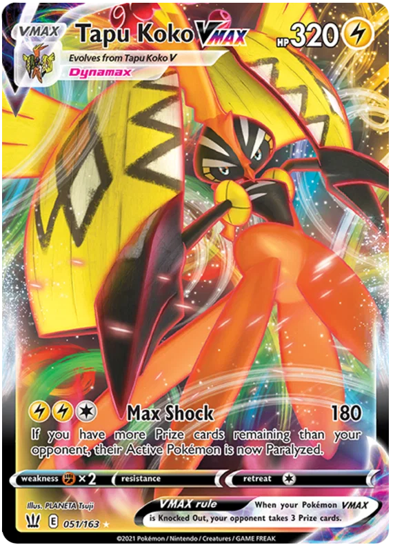 Tapu Koko VMAX (051/163) - Battle Styles