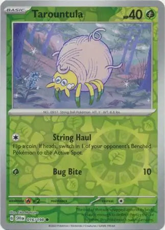 Tarountula Reverse Holo (016/198) - Scarlet & Violet