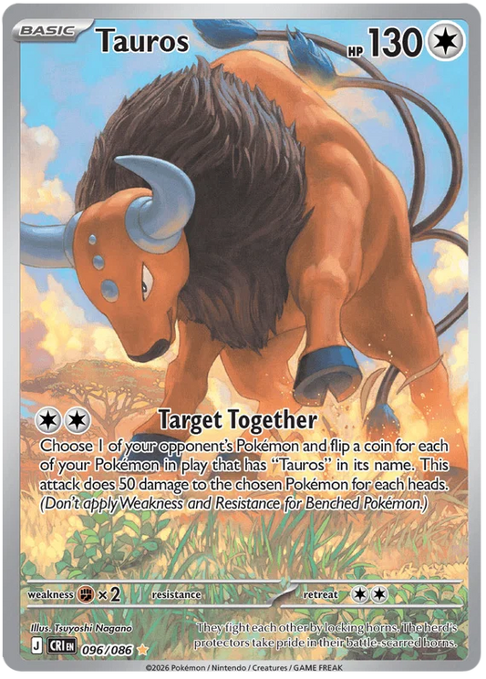 Tauros (096/086) Illustration Rare - Chaos Rising