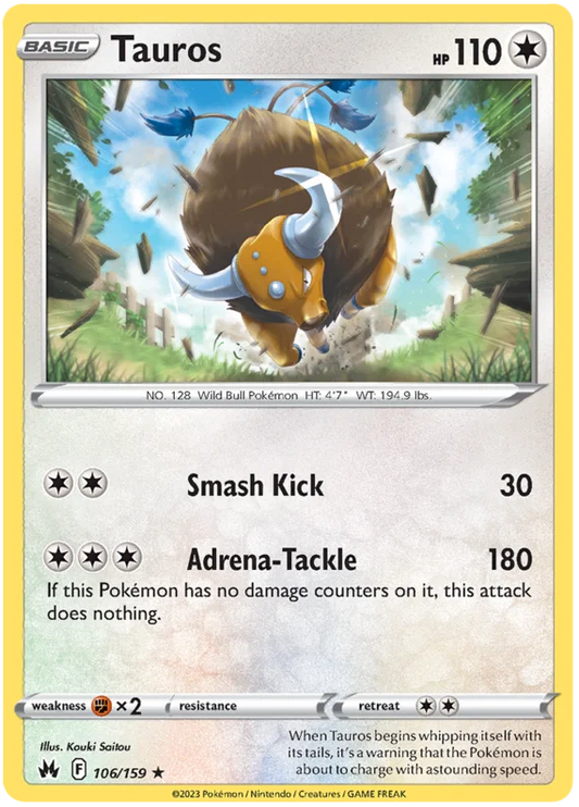 Tauros (106/159) - Crown Zenith