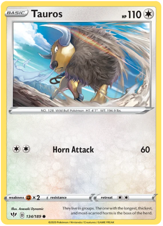 Tauros (134/189) - Darkness Ablaze