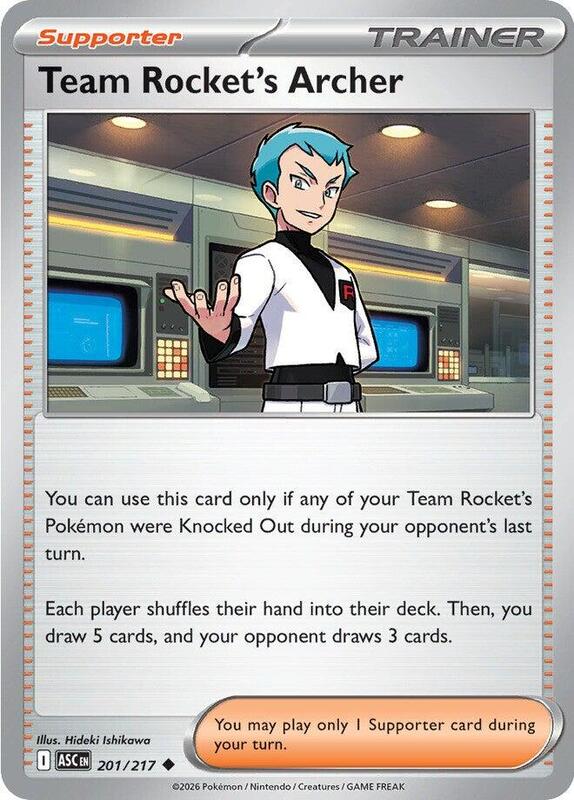 Team Rocket's Archer (201/217) - Ascended Heroes