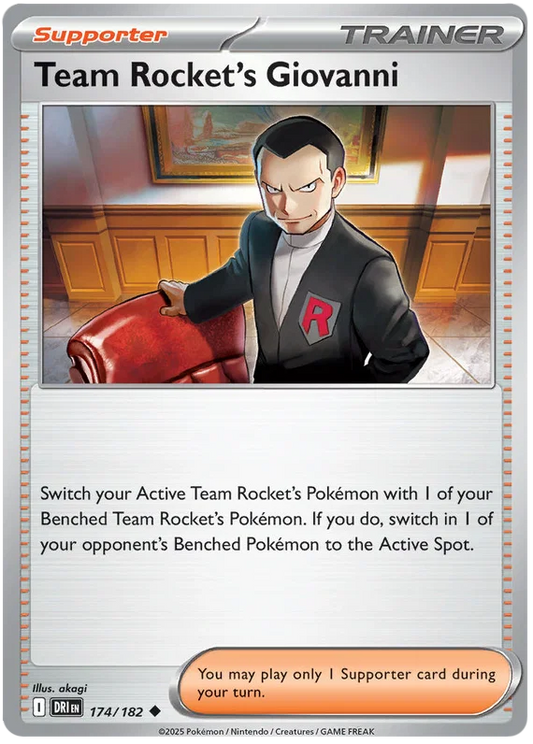 Team Rocket's Giovanni (174/182) - Destined Rivals