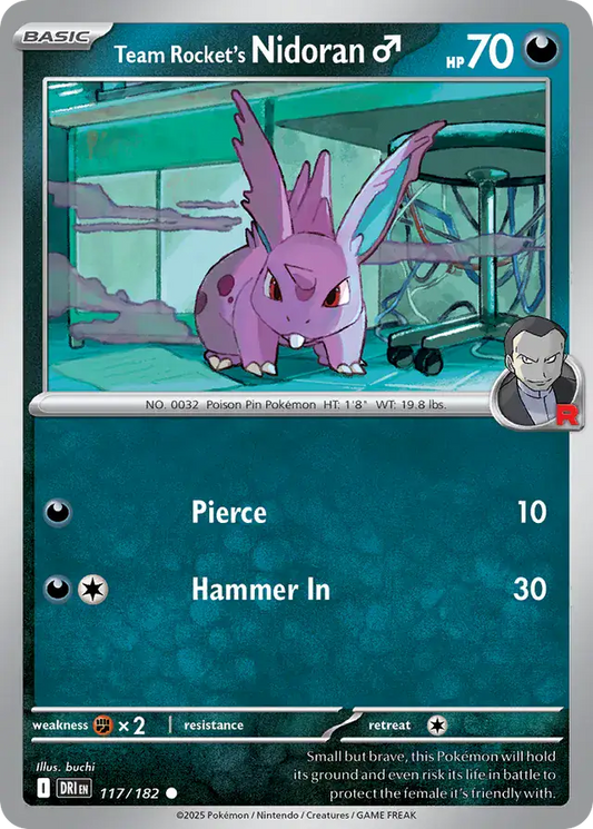 Team Rocket's Nidoran♂ (117/182) - Destined Rivals
