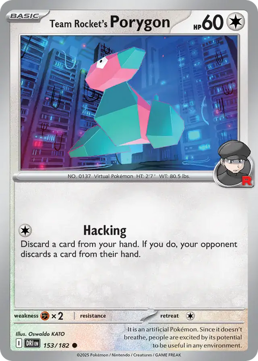 Team Rocket's Porygon (153/182) - Destined Rivals