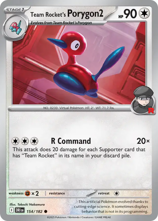 Team Rocket's Porygon2 (154/182) - Destined Rivals