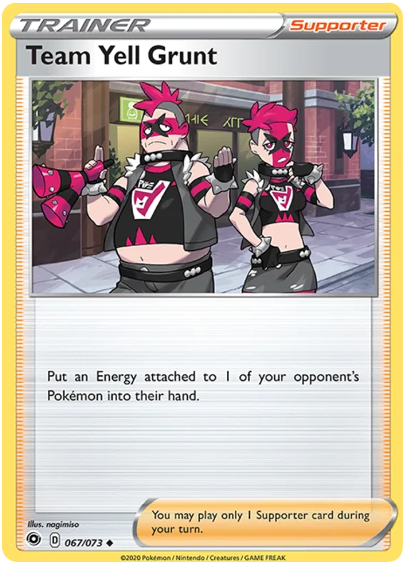 Team Yell Grunt [Reverse Holo] (067/073) - Champion's Path