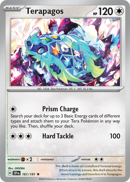 Terapagos Holo (161/191) - Surging Sparks