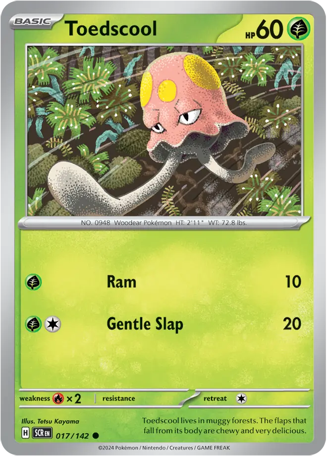 Toedscool [Reverse Holo] (017/142) - Stellar Crown