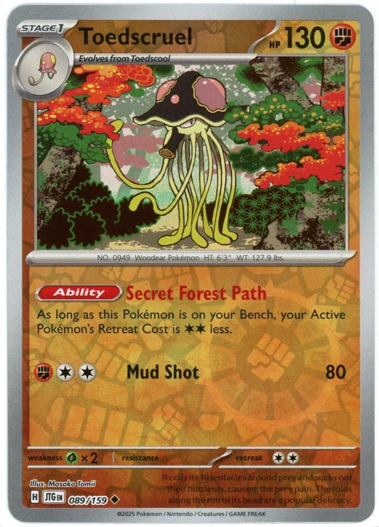 Toedscruel Reverse Holo (119/197) - Obsidian Flames