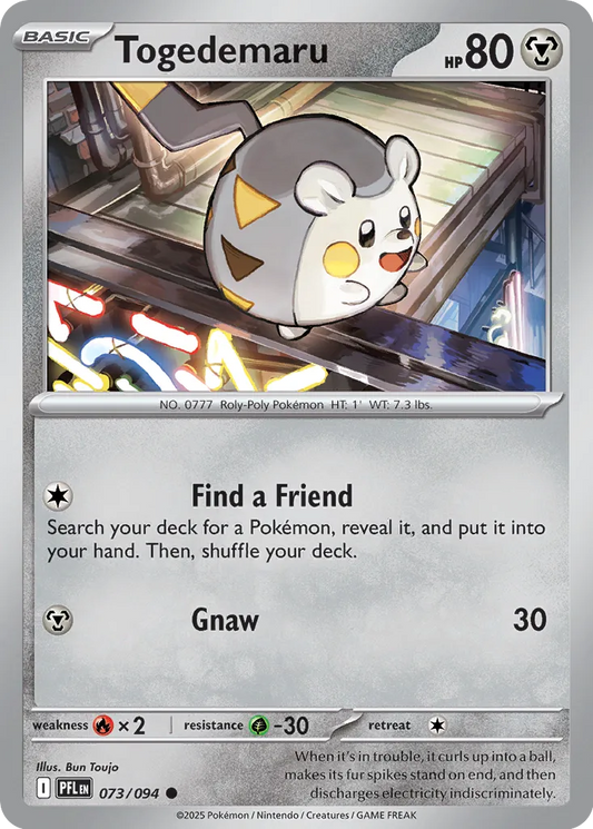 Togedemaru (073/094) - Phantasmal Flames