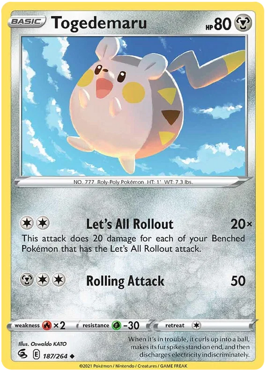 Togedemaru (187/264) - Fusion Strike