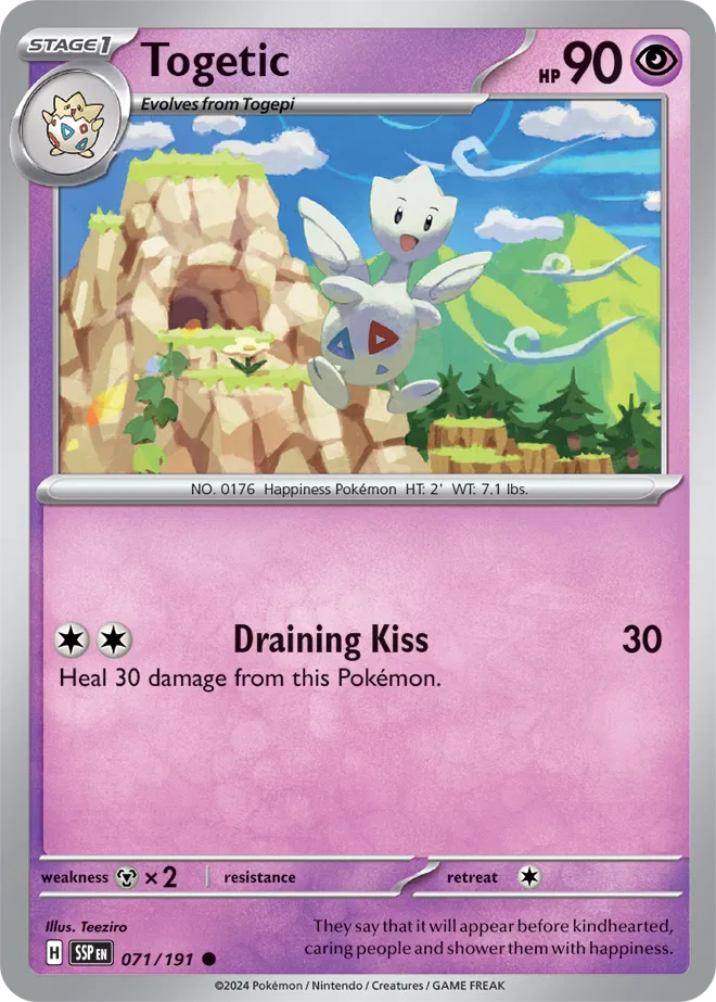 Togetic [Reverse Holo] (071/191) - Surging Sparks