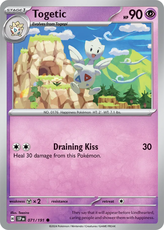 Togetic [Reverse Holo] (071/191) - Surging Sparks