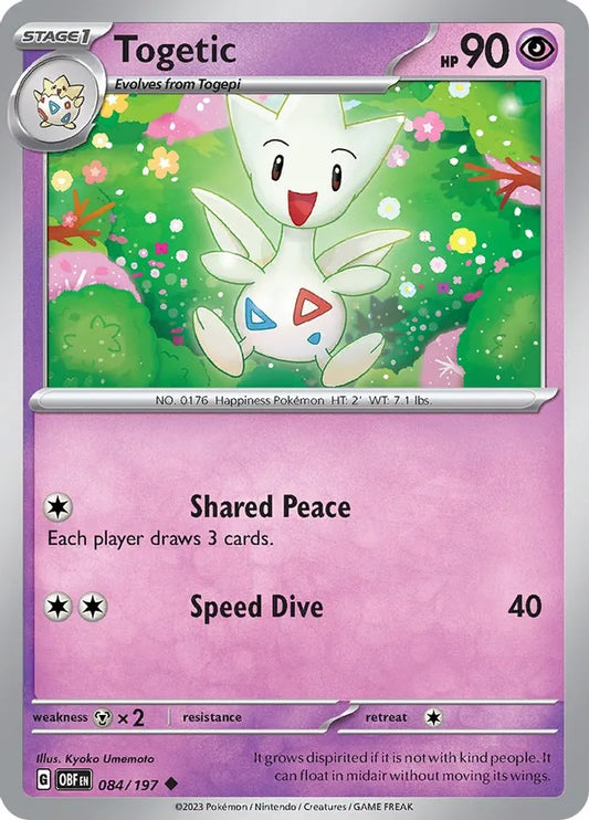 Togetic (084/197) - Obsidian Flames