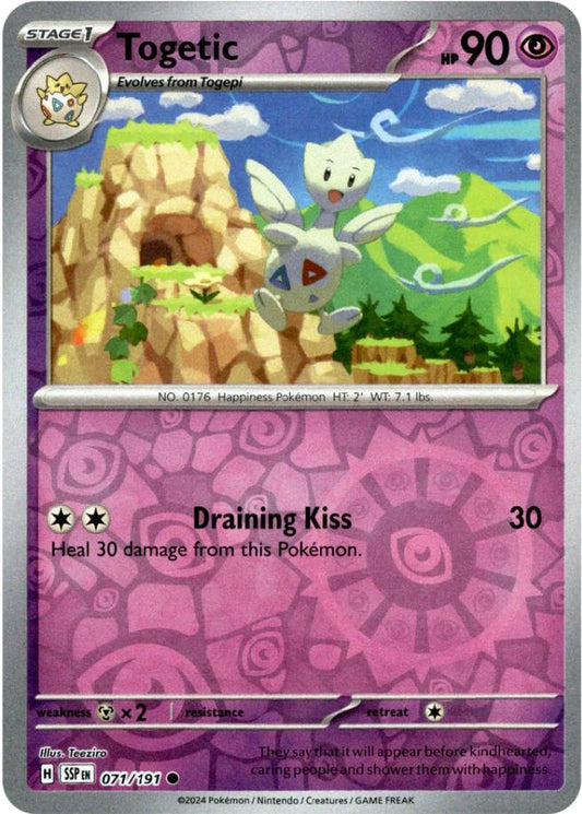Togetic Reverse Holo (071/191) - Surging Sparks