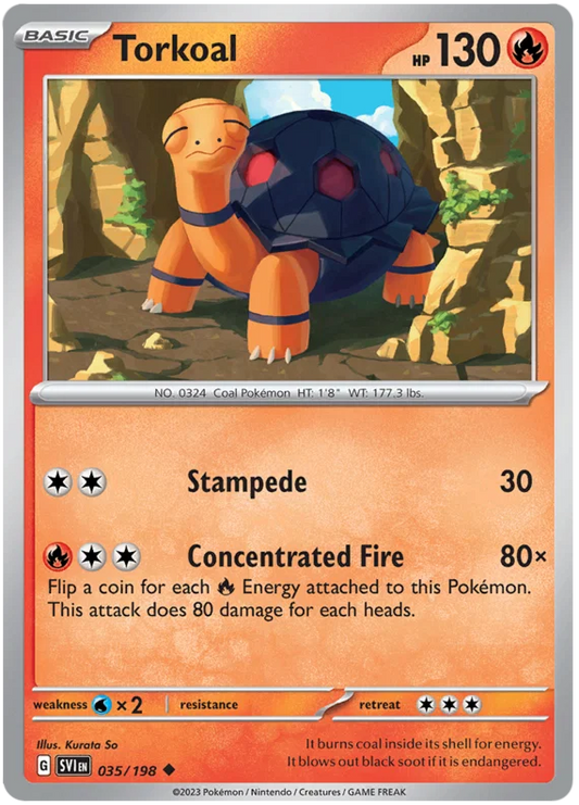 Torkoal (035/198) - Scarlet & Violet