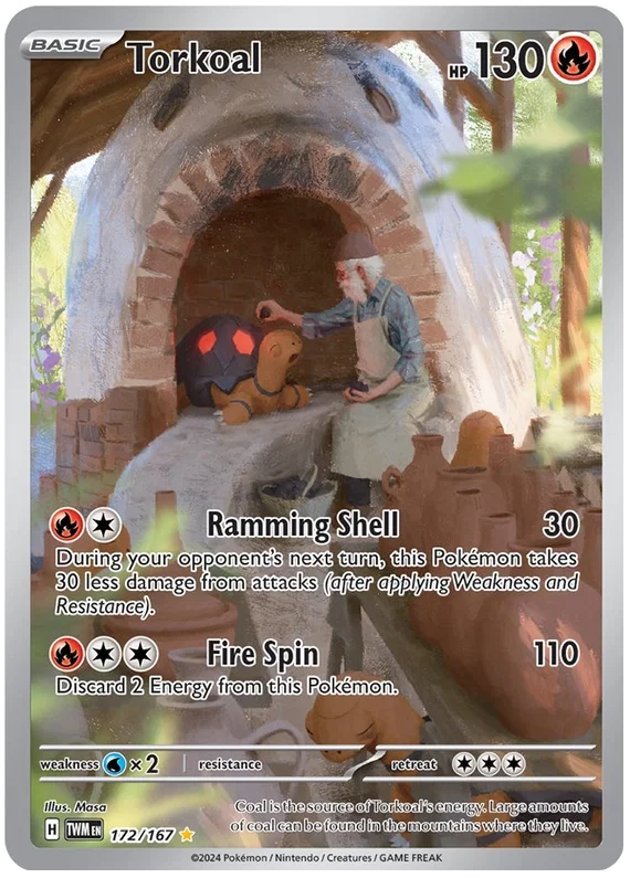 Torkoal (172/167) Illustration Rare - Twilight Masquerade