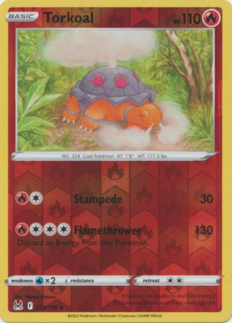 Torkoal Reverse Holo (023/196) - Lost Origin