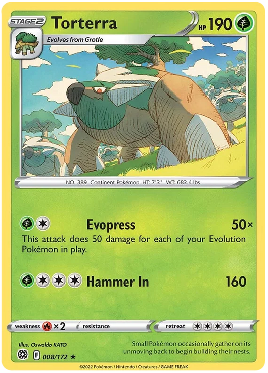 Torterra Holo (008/172) - Brilliant Stars