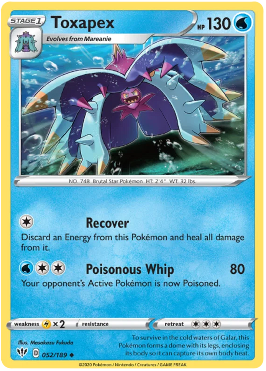Toxapex (052/189) - Darkness Ablaze