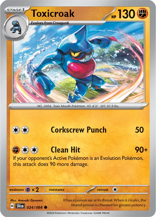 Toxicroak (024/064) - Shrouded Fable