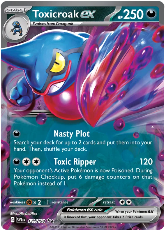 Toxicroak ex (131/198) - Scarlet & Violet