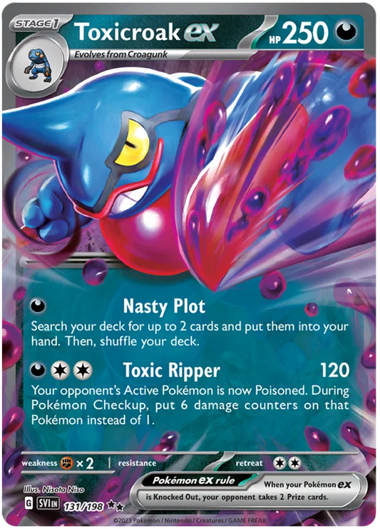 Toxicroak ex (131/198) - Scarlet & Violet