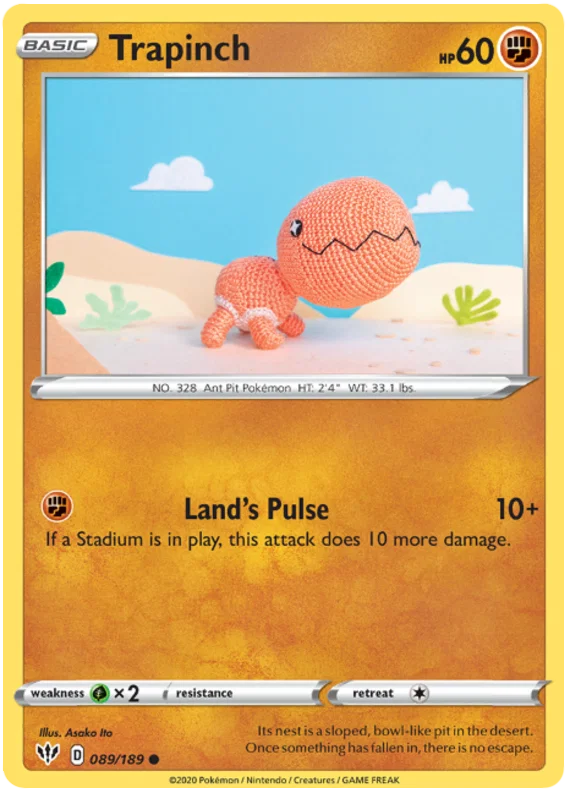 Trapinch (089/189) - Darkness Ablaze