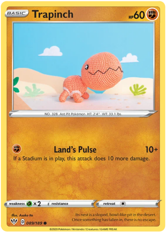 Trapinch (089/189) - Darkness Ablaze