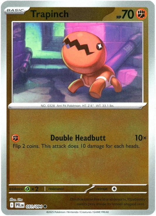 Trapinch Reverse Holo (051/094) - Phantasmal Flames